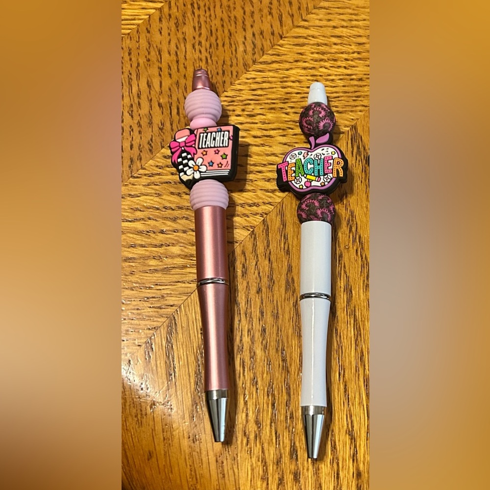 Teacher Appreciation Pens - Pink and White